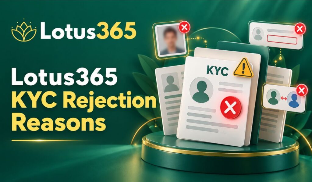 Lotus365 KYC Rejection Reasons